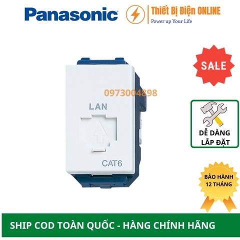 Ổ cắm mạng data Cat6 Panasonic WEV24886SW Wide
