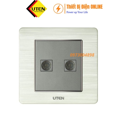 Ổ cắm Tivi đôi V6 UTEN V6.0G-2TV