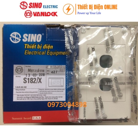 S182X Mặt 2 lỗ Sino Vanlock S18