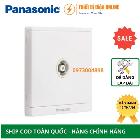 WMF311-VN Panasonic Ổ cắm CATV Moderva vuông màu trắng