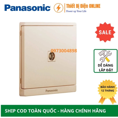 WMF311MYZ-VN Panasonic Ổ cắm CATV Moderva vuông màu vàng ánh kim