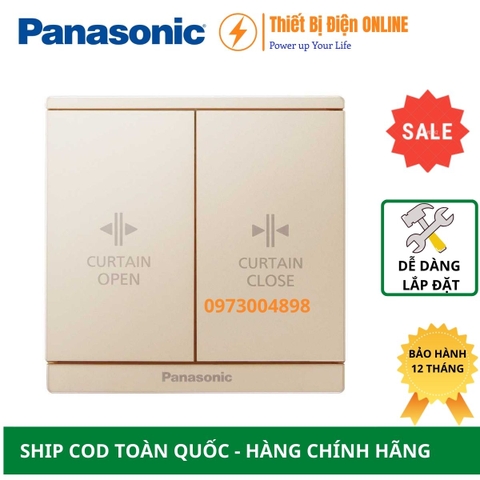 WMF533MYZ-VN Panasonic Nút nhấn điều khiển rèm cửa Moderva màu vàng ánh kim