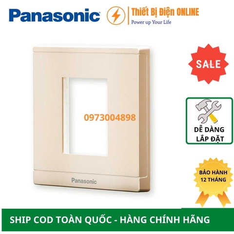 WMFV7812MYZ Panasonic Mặt vuông 2 thiết bị Moderva màu vàng ánh kim