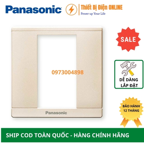 WMFV7813MYZ Panasonic Mặt vuông 3 thiết bị Moderva màu vàng ánh kim