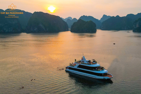 Tour Nửa Ngày Ngắm Hoàng Hôn - Du Thuyền D'CHARME LUXURY CRUISE - Vịnh Lan Hạ