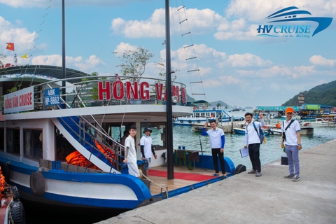 Tour Nửa Ngày Ngắm Hoàng Hôn - Du Thuyền HỒNG VÂN CRUISE - Vịnh Lan Hạ