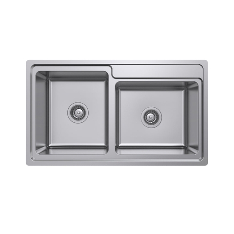 Chậu Rửa Chén Bát Inox Hafele HS20-SSN2S90L