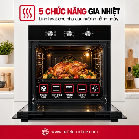 Lò Nướng Âm Tủ Hafele HO-2K65A