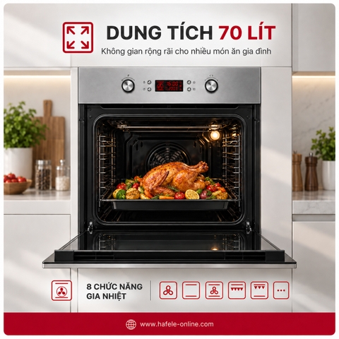 Lò Nướng Âm Tủ Hafele HO-4KT70A