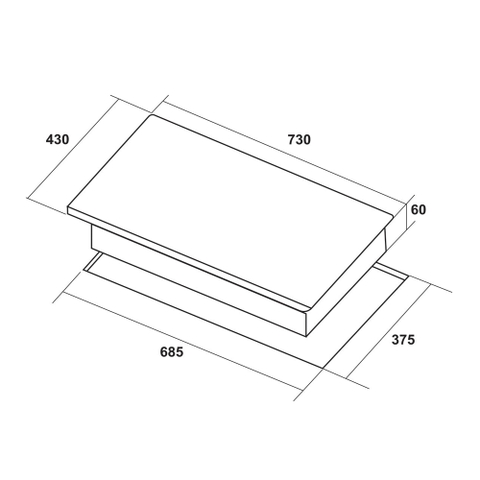 Bếp từ lắp âm 2 vùng nấu Hafele HC-I73241B