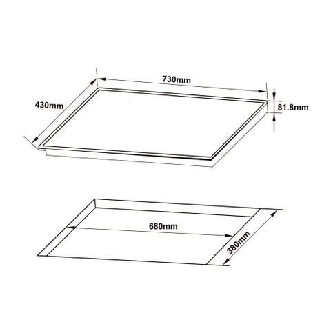 Bếp từ 2 vùng nấu Hafele HC-I7323B