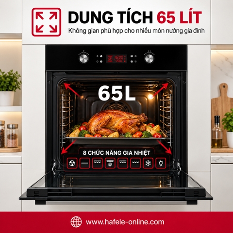 Lò Nướng Âm Tủ Hafele HO-2KT65A