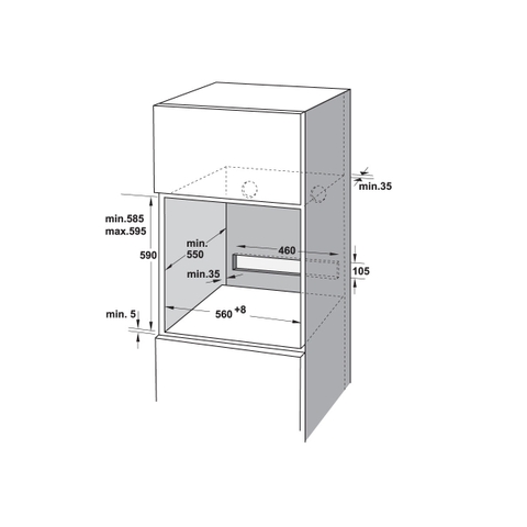 Lò Nướng Kết Hợp Hấp Âm Tủ Hafele HSO-8T72A