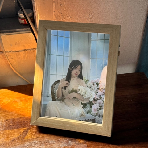 [LOẠI THƯỜNG USB]Khung gương KÍNH hiện ảnh, NGUỒN USB