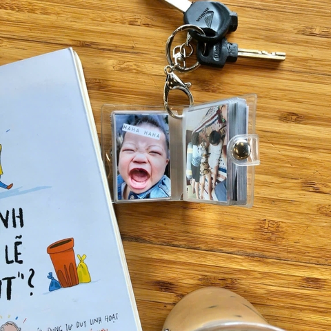 Móc chìa khoá album hình, móc khoá cặp