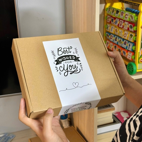 Hộp Đựng tranh gương in hình vintage