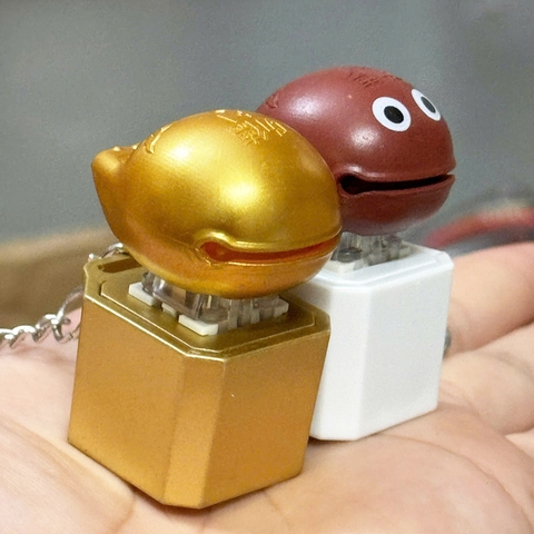 Móc khoá gõ mõ , có âm thanh tụng kinh, đồ chơi độc lạ, đồ chơi vô tri