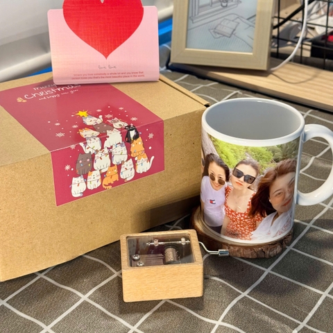 Set cốc sứ quà tặng noel, quà giáng sinh