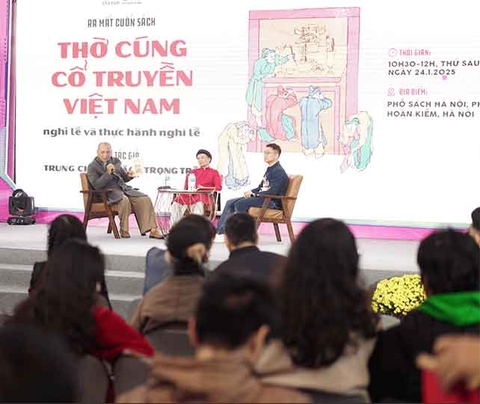 Sự kiện ra mắt sách về thờ cúng cổ truyền thu hút độc giả trẻ
