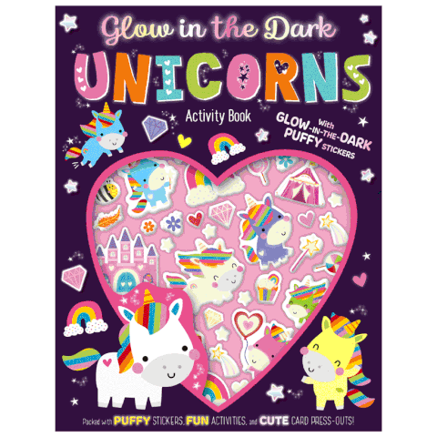 Glow in the Dark Unicorns Activity Book