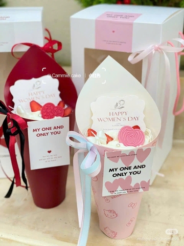 Set 5 Hộp Ốc Quế Đựng Bánh, Hoa