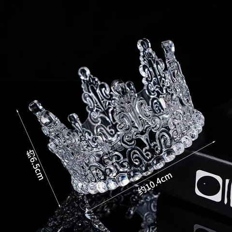 Vương Miện Đá Trong Trang Trí Bánh Kem Nhiều Màu