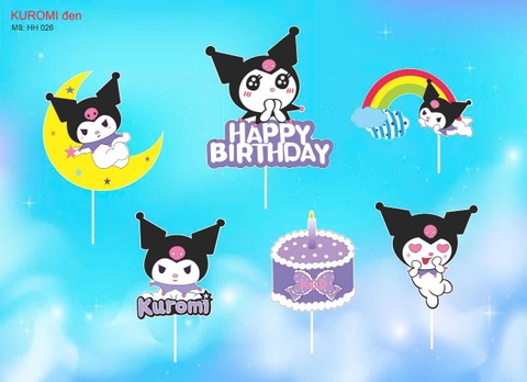 Set giấy: Kuromi/ Đen