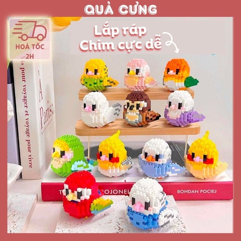 Quà tặng mô hình lắp ráp Chú chim dễ thương tặng sinh nhật, tặng người yêu