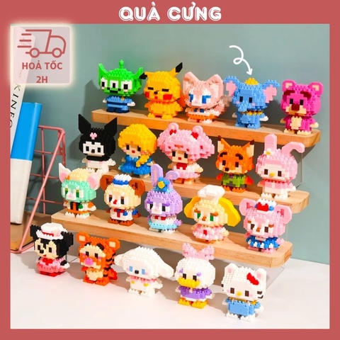 Quà tặng mô hình lắp ráp Nhân vật hoạt hình tặng sinh nhật, tặng người yêu