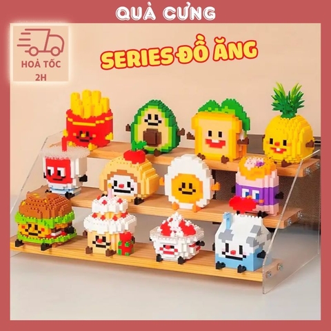 Quà tặng mô hình lắp ráp Đồ ăn vui vẻ tặng sinh nhật, tặng người yêu