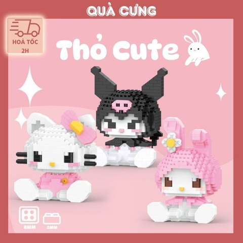 Quà tặng mô hình lắp ráp Thỏ Cute quà tặng dễ thương, quà tặng người yêu