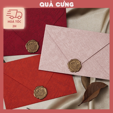 Set thiệp vintage hoa văn Dập nổi tặng kèm dịp sinh nhật, ngày kỉ niệm