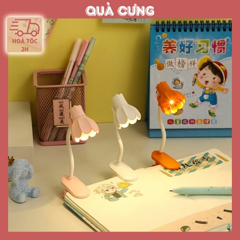 Quà tặng Đèn học mini đế kẹp dễ thương dành tặng người yêu, bạn bè