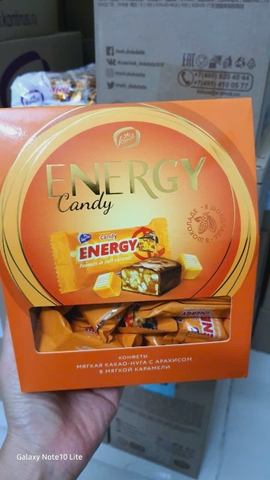 KẸO SOCOLA  LẠC ĐẬU PHỘNG ENERGY HỘP