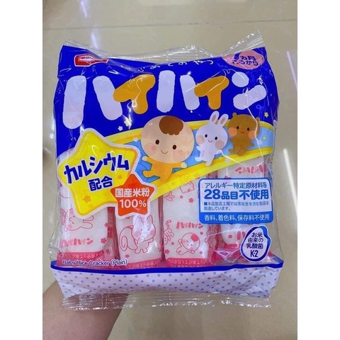 BÁNH GẠO TƯƠI HAIHAIN CỦA NHẬT   cho bé từ 7 tháng tuổi date mới nhất t3.2024