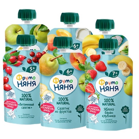 COMBO 6 GÓI HOA QUẢ NGHIỀN  FRUTO NYANYA MIX VỊ NGẪU NHIÊN date mới nhất
