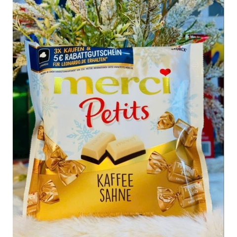 KẸO SOCOLA MERCI PETITS 125G  vị CRUNCH