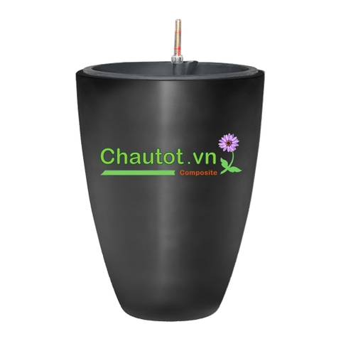 Chậu Composite Tròn BAOBINH Tự Tưới – CT2024-TT
