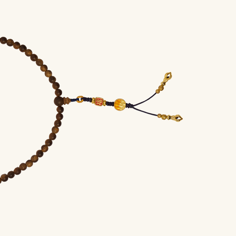 Vòng Trầm Hương 108 hạt Tốc Kiến Việt Nam Mix Charm 6 ly 010