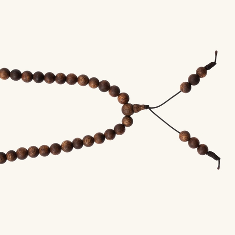 Vòng Trầm Hương 108 hạt Rục Vàng Phước Sơn Việt Nam 028