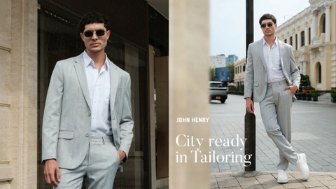CITY READY IN TAILORING | Suit Thành Thị Cho Phong Cách Công Sở Hiện Đại