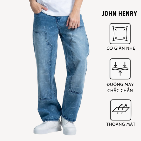 Quần Jeans Baggy Năng Động
