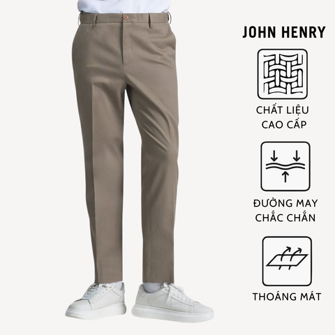Quần Khaki Tăng Đơ Chống Nhăng Form Vừa