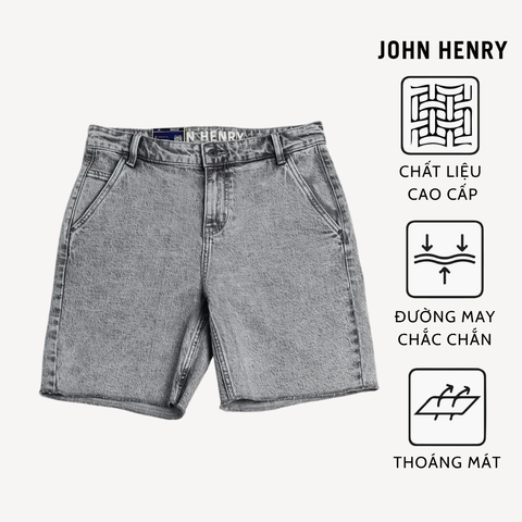 Quần Short Nam Khaki Trên Gối
