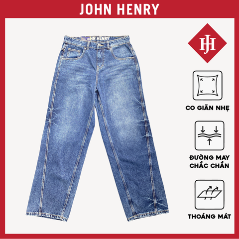 Quần Jeans Nam Trẻ Trung Form Rộng