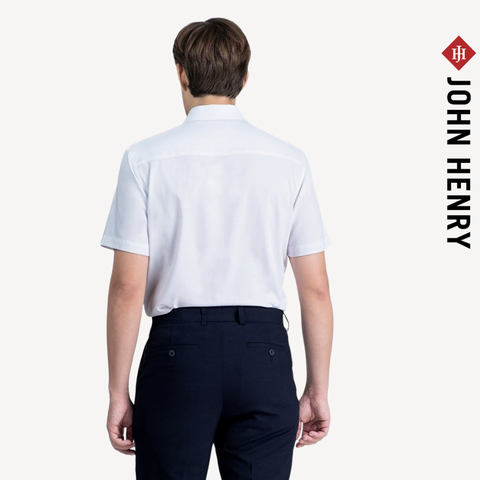 Áo Sơ Mi Nam Công Sở Tay Ngắn Vải Sợi Tre