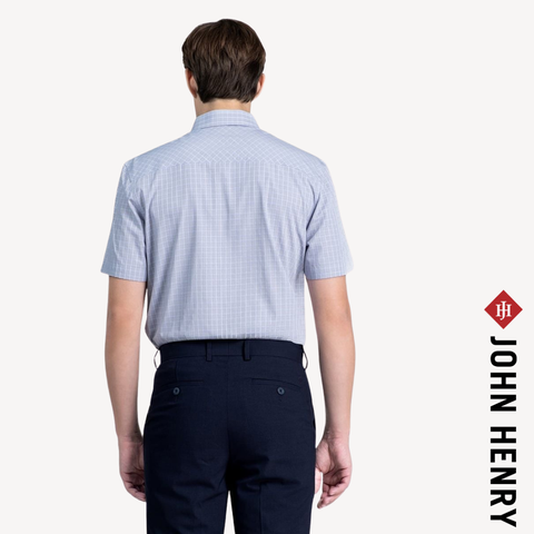 Áo Sơ Mi Nam Công Sở Tay Ngắn Vải Bamboo