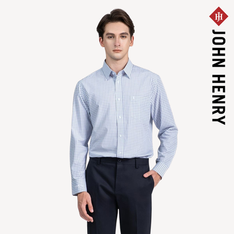 Áo Sơ Mi Nam Tay Dài Công Sở Vải Bamboo