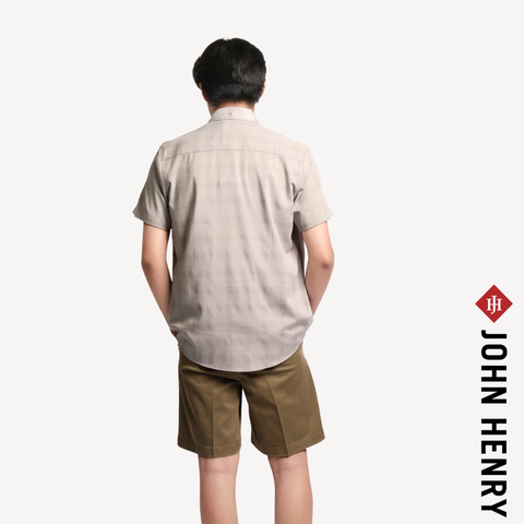 Áo Sơ Mi Nam Công Sở Tay Ngắn Vải Bamboo