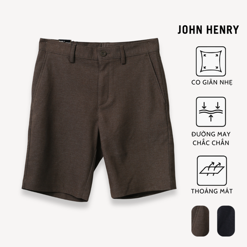 Quần Short Nam Khaki Trên Gối